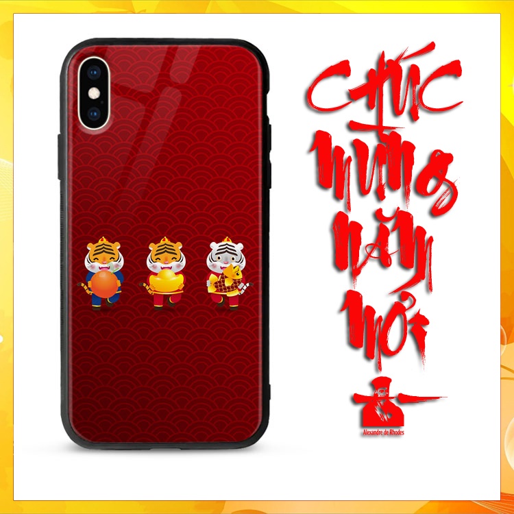Ốp ip tráng gương iphone 8 Hình Tết Xuân GROCERHQ.OFFICIAL cho iphone 5 - 12promax