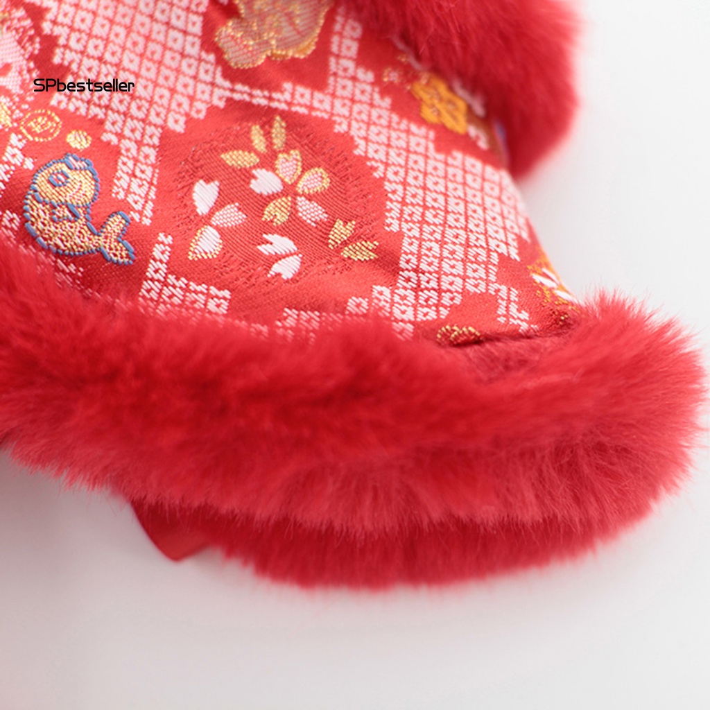 Đầm Không Tay Thắt Nơ Phong Cách Trung Hoa Dành Cho Thú Cưng