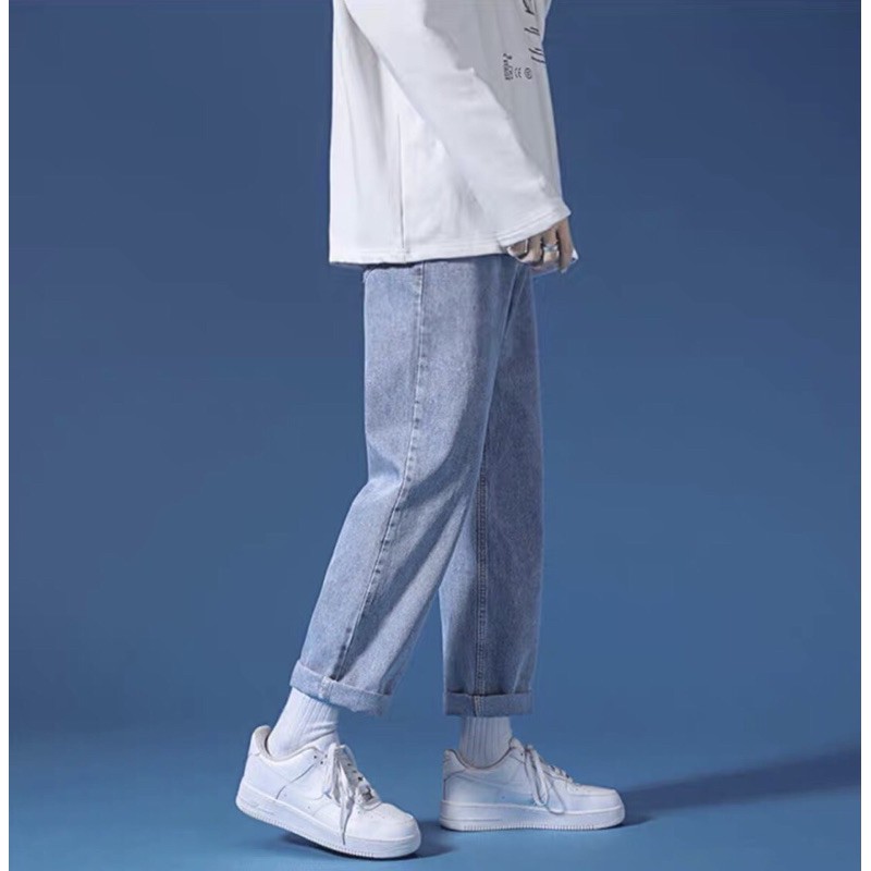 Quần jean nam baggy CẠP CHUN BẢN TO ống rộng HELLOYOU ,Quần Bò Nam chun CẠP CAO phom Suông Chỉnh Eo Chất Bò cao cấp 2023 | BigBuy360 - bigbuy360.vn