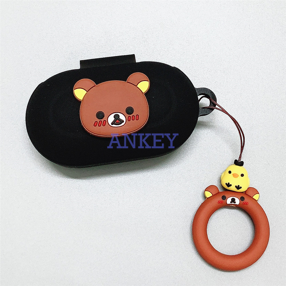 Samsung Galaxy Buds Live / Buds / Buds+  Hộp Silicone Đựng Tai Nghe Chống Sốc Chống Nước Có Nhẫn Móc Ngón Tay Cho Samsung Galaxy Buds Live / Bur + / Bur Plus