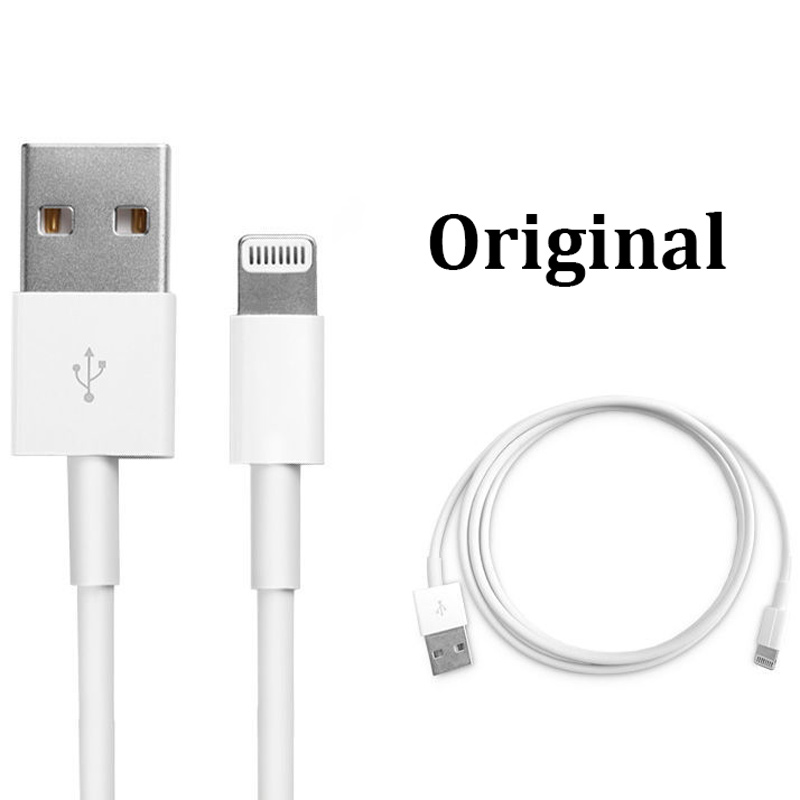 Original Lightning Fast Charging USB Cable Power Adapter for iPhone X XR SE 6S 6 7 8 PLUS 5S 5C 5 iPad mini Air