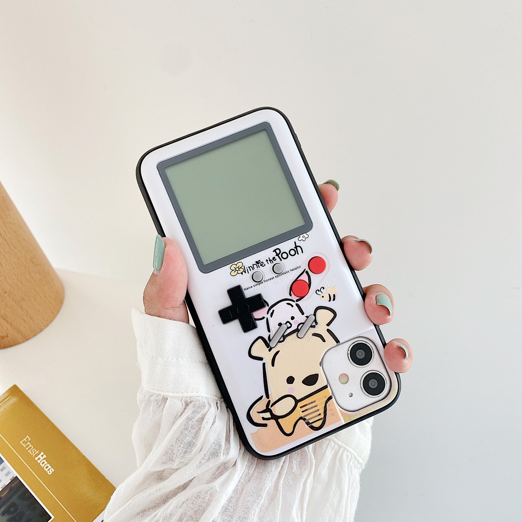 Ốp Điện Thoại Hình Winnie the pooh Cho Iphone 14pro Max 14 Plus 13 pro Max 12 pro Max 7 8 Plus X XS Max XR 11 pro Max