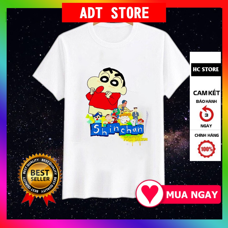 Mẫu áo thun in hình shin cậu bé bút chì độc đẹp giá siêu rẻ cực HOT