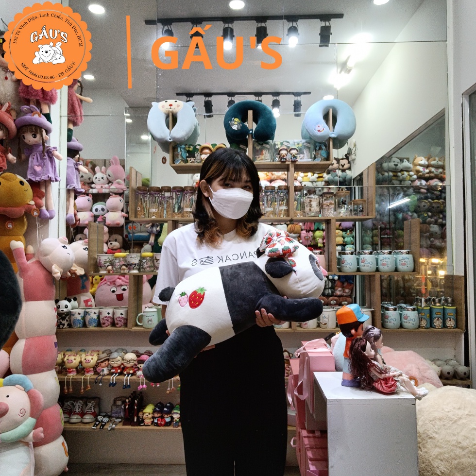 GẤU BÔNG GẤU TRÚC CÓ MỀN CAO CẤP - GẤU SHOP