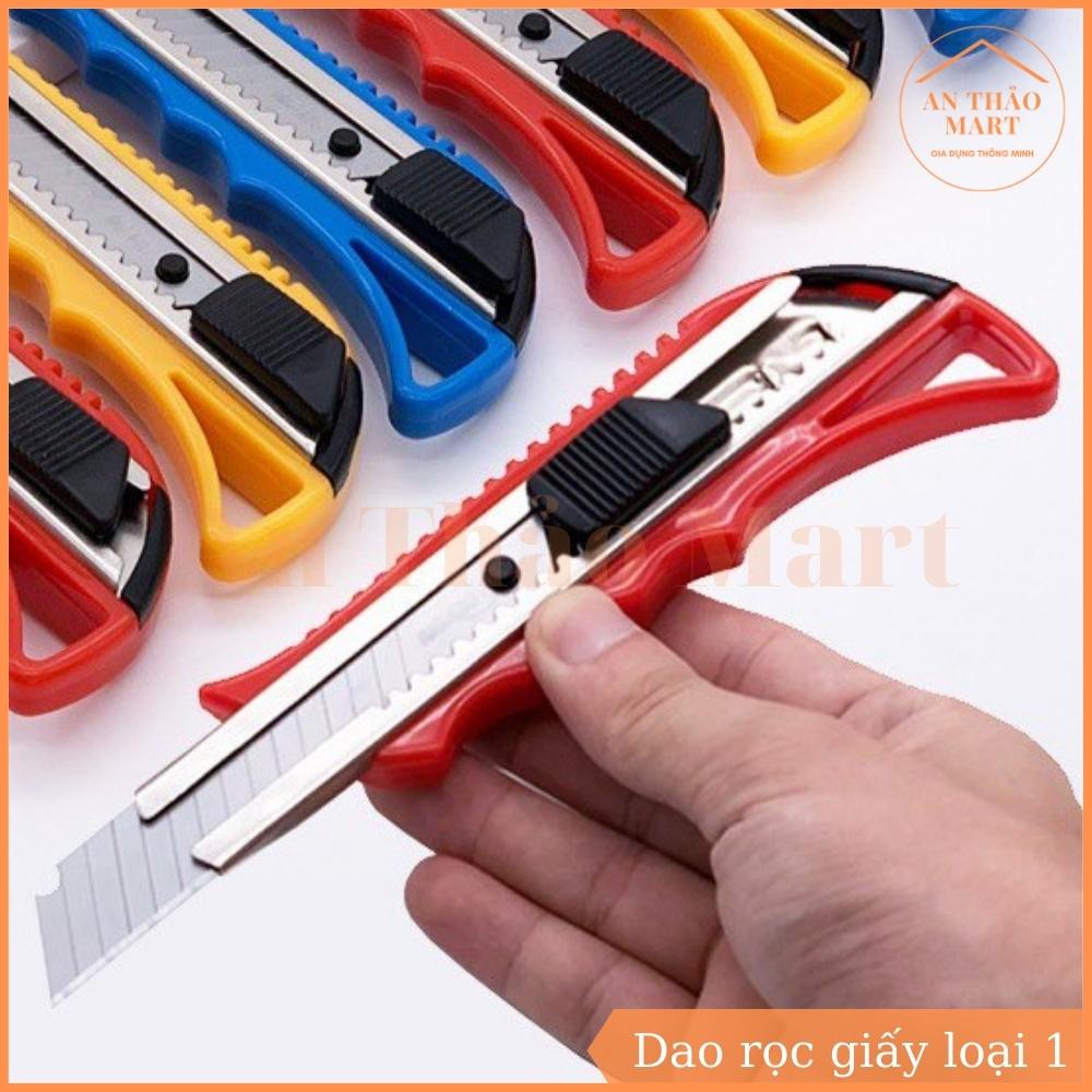 Dao Rọc Giấy Chuyên Dụng Cỡ Lớn Loại 1, Đã Bao Gồm Lưỡi Dao Cứng Bền Bỉ