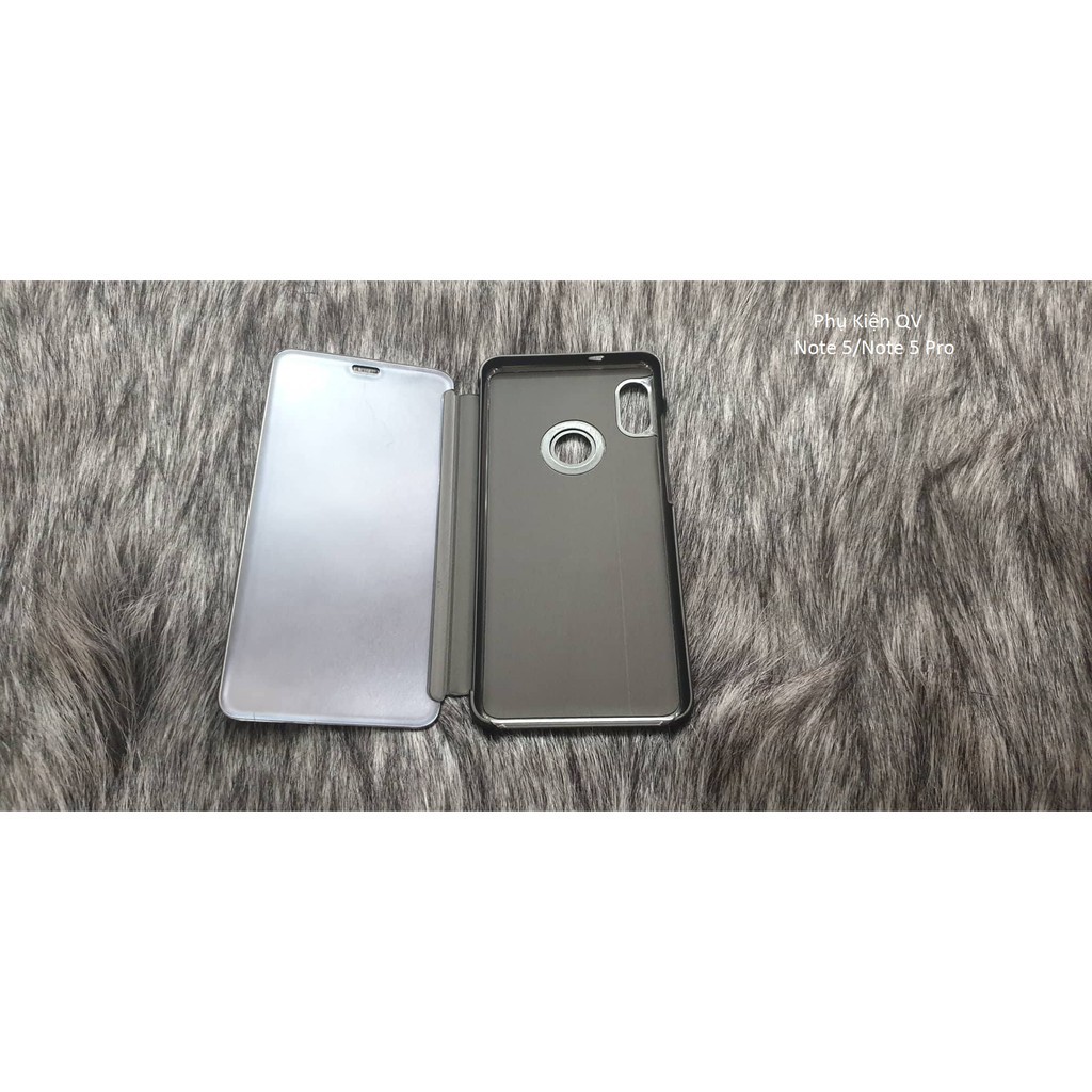 Bao Da Clear View Cover Standing Xiaomi Note 5 / Note 5 Pro