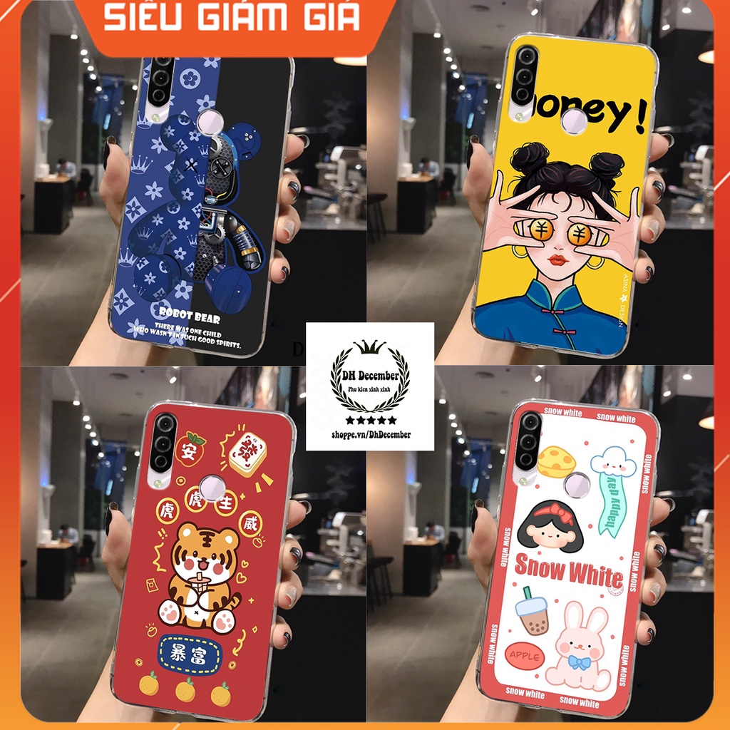 Ốp lưng Vsmart JOY 3 in hình 3D lucky, gấu Beer xinh xắn - KHÔNG NÊN BỎ LỠ