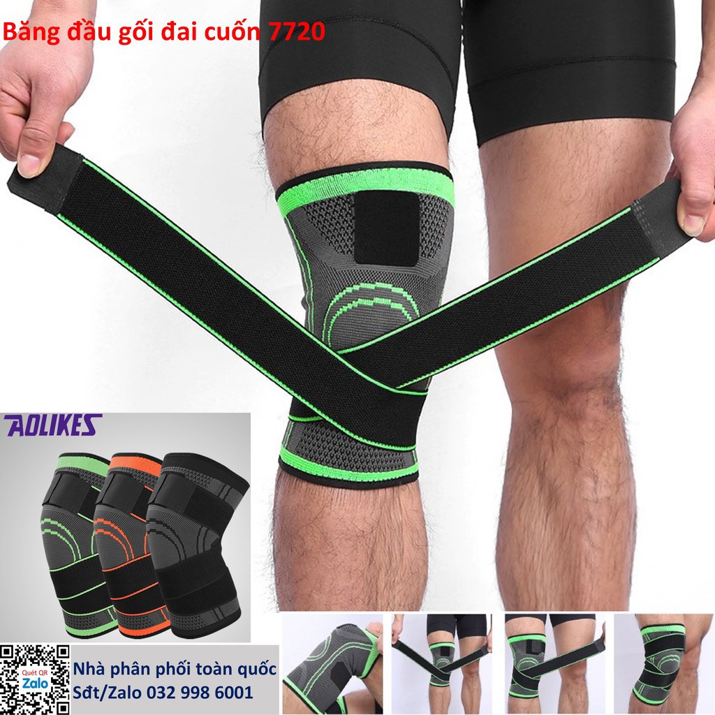 Băng gối thể thao cao cấp chính hãng Aolikes AL 7720 (1 đôi) thatlunghn224