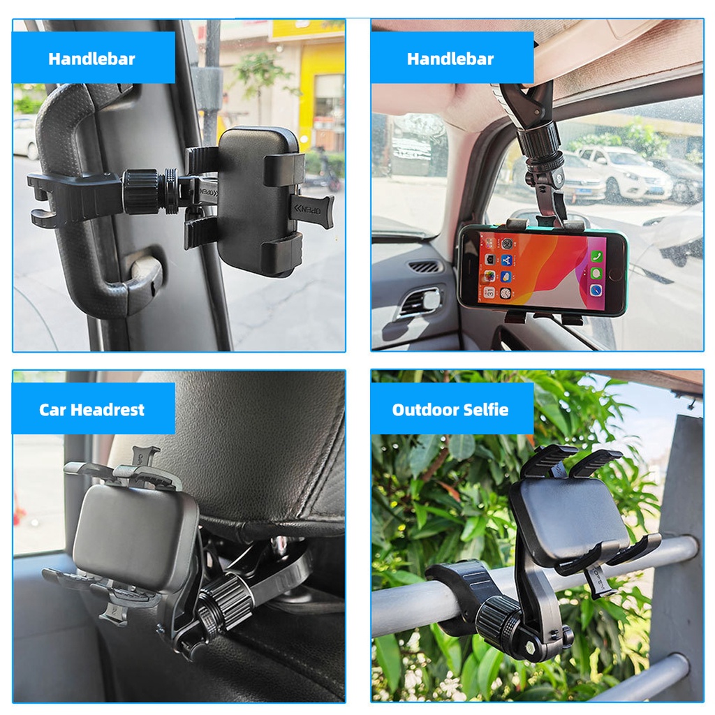 Giá Đỡ Điện Thoại Fonken Đa Năng Gắn Sau Ghế Xe Ô Tô