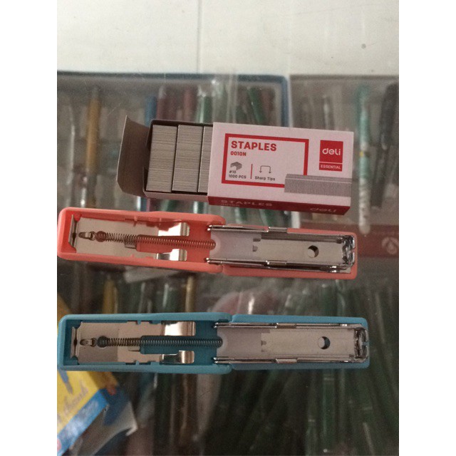 Dập Ghim Mini 😍FREESHIP😍 Bấm Kim Mini Deli 0222