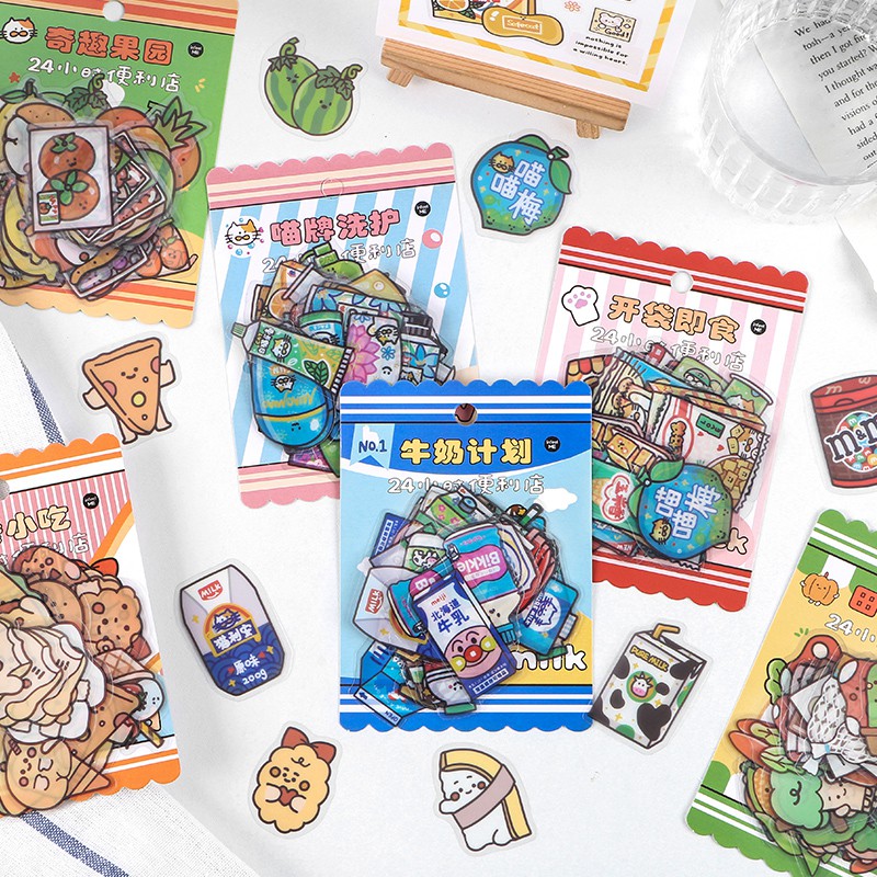 40 Miếng dán trang trí hình thức ăn độc đáo cho thú cưng