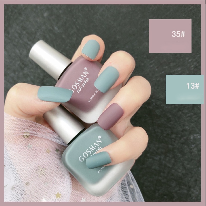 Sơn móng tay siêu xinh chuẩn màu Gossman Nail Polish 12ml