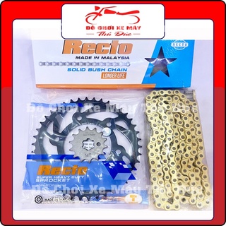 Nhông sên dĩa recto exciter 150, exciter 135, winer, sirus, raider, sonic chính hãng