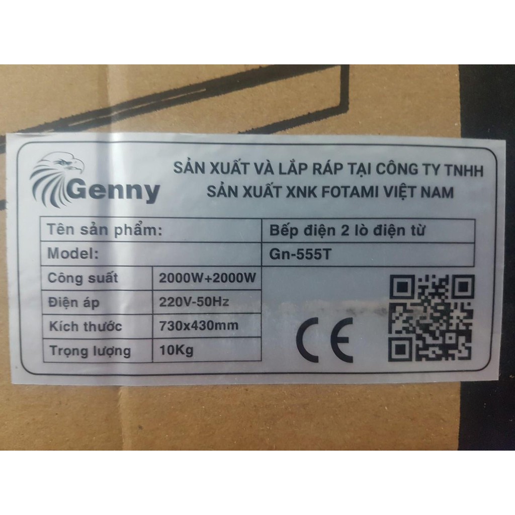 Bếp Từ Đôi Genny 555T Bếp Từ Giá Tốt Nhất