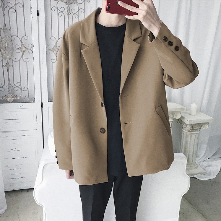 Áo khoác Hàn Quốc cao cấp dáng rộng nam nữ Jacket Loose SCT9JA17 Unisex, Oversize