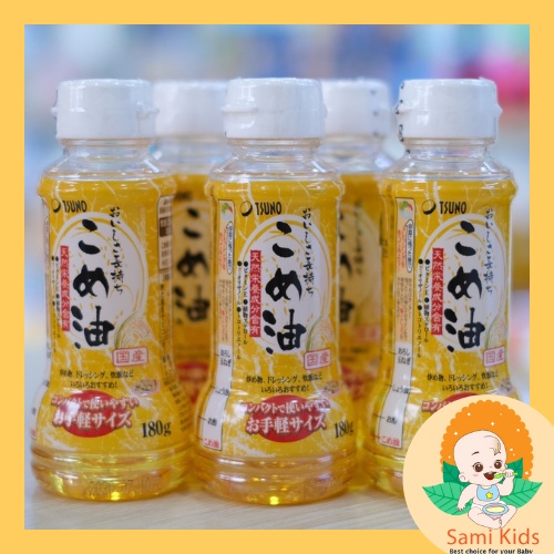Dầu gạo Tsuno nội địa Nhật Bản, dầu gạo giàu dinh dưỡng cho bé ăn dặm SAMI KIDS