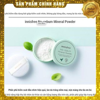 [ HÀNG CAO CẤP ] Phấn phủ kiềm dầu dạng bột khoáng Innisfree No Sebum Mineral Powder 5g