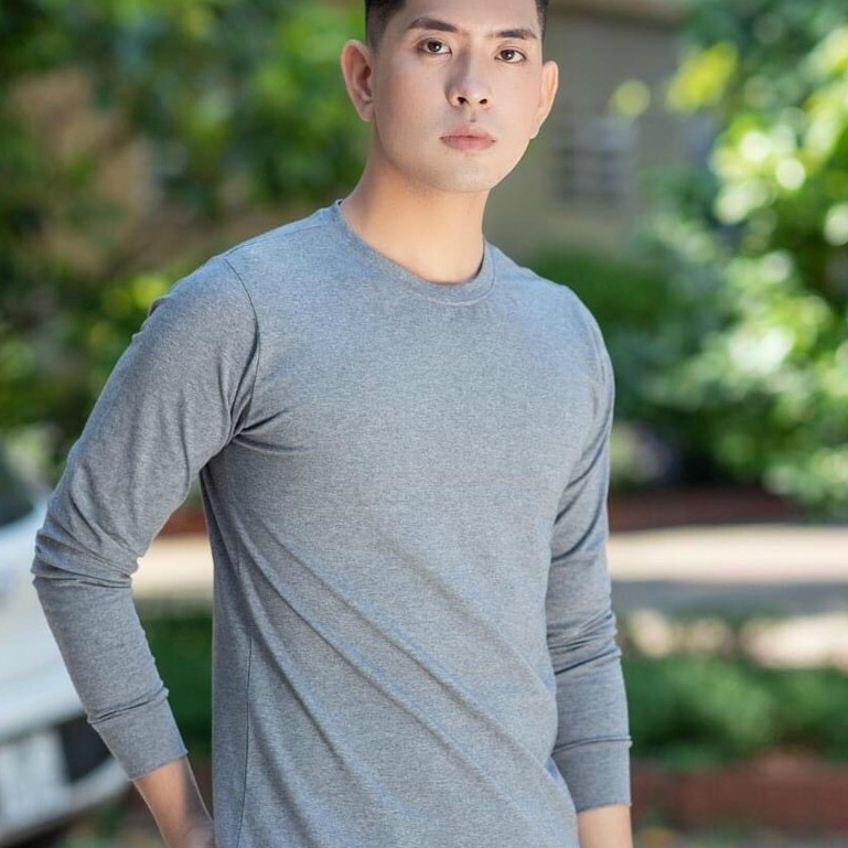 Áo thun nam dài tay giữ nhiệt chất cotton co giãn cao cấp, giữ ấm cơ thể, áo dáng ôm cao cấp ARU SHOP