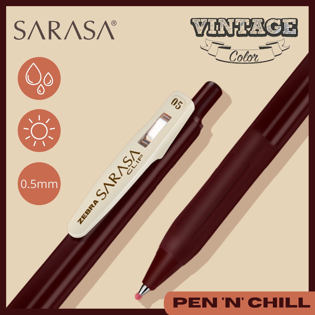 Bút Gel Sarasa Vintage Gel Pen - Cỡ Ngòi 0.5mm