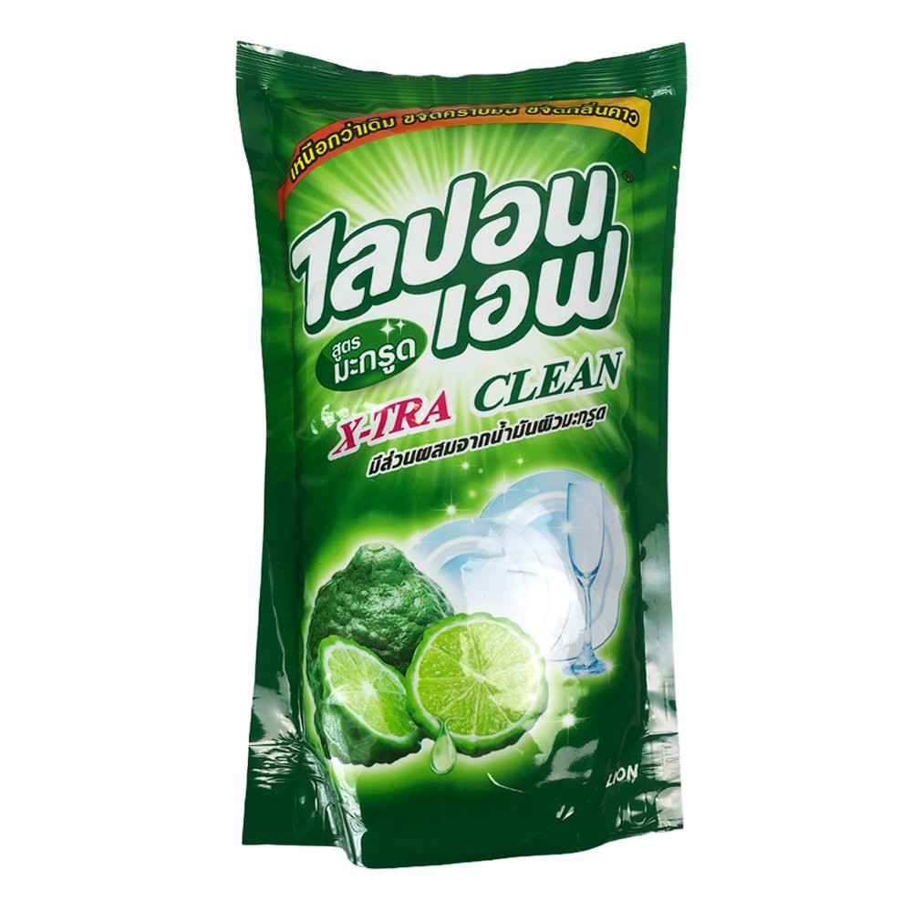 Nước rửa chén hương chanh Thái Lan LIPON F Extra Clean 500ml - túi