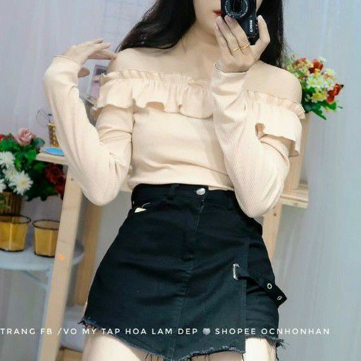 Áo gân bèo bẹt vai ( vải đẹp loại 1)