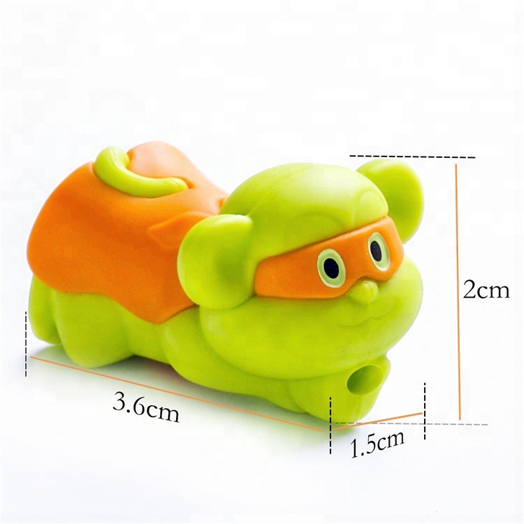 Bảo Vệ Đầu Dây Cáp Sạc Điện Thoại Hình Thú Cưng Dễ Thương .