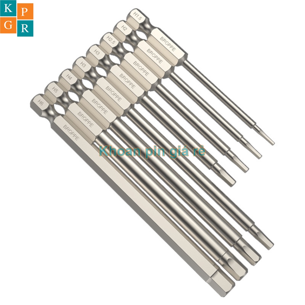 KPGR Mũi lục giác chuôi lục giác Broppe