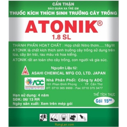 1 gói kích sinh trưởng cây trồng ATONIK 1.8 SL