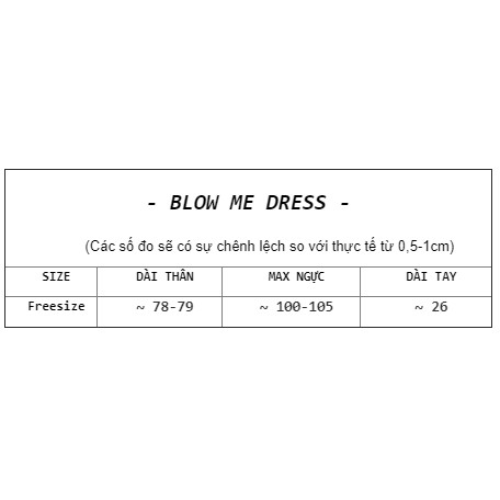 Váy babydoll xòe vai phồng chống nhăn trắng tingoan BLOW ME DRESS/WH | BigBuy360 - bigbuy360.vn