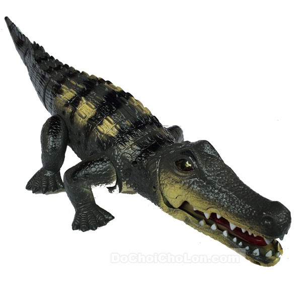 Đồ chơi cá sấu chạy pin phát nhạc có đèn loại đại kích thước 48x18x9cm siêu đẹp, chắc chắn dành cho bé trai và gái