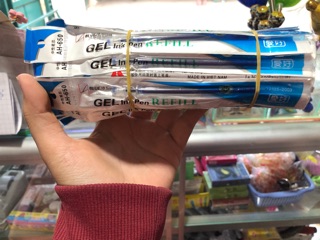 Ruột bút gel xanh,  tím