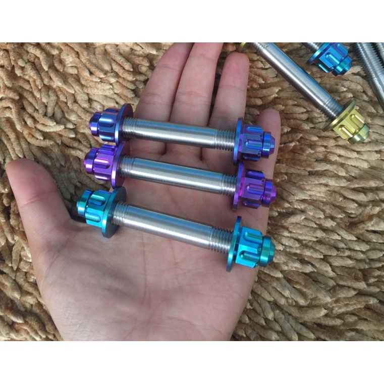 FULL BỘ CỐT + ỐC TÁN TÁN PHUỘC TITAN GR5 cho xe phuộc đơn DoChoiXeMay
