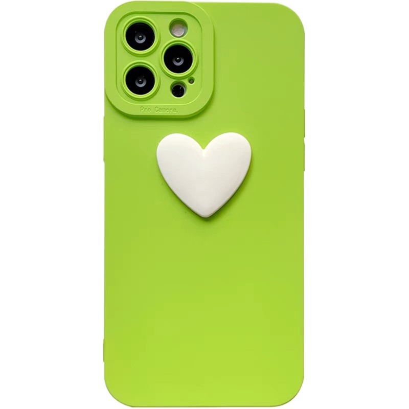 Ốp Điện Thoại Chống Rơi Họa Tiết Trái Tim Xinh Xắn Cho iphone 7 8 plus 11 pro 11 promax 12 promax