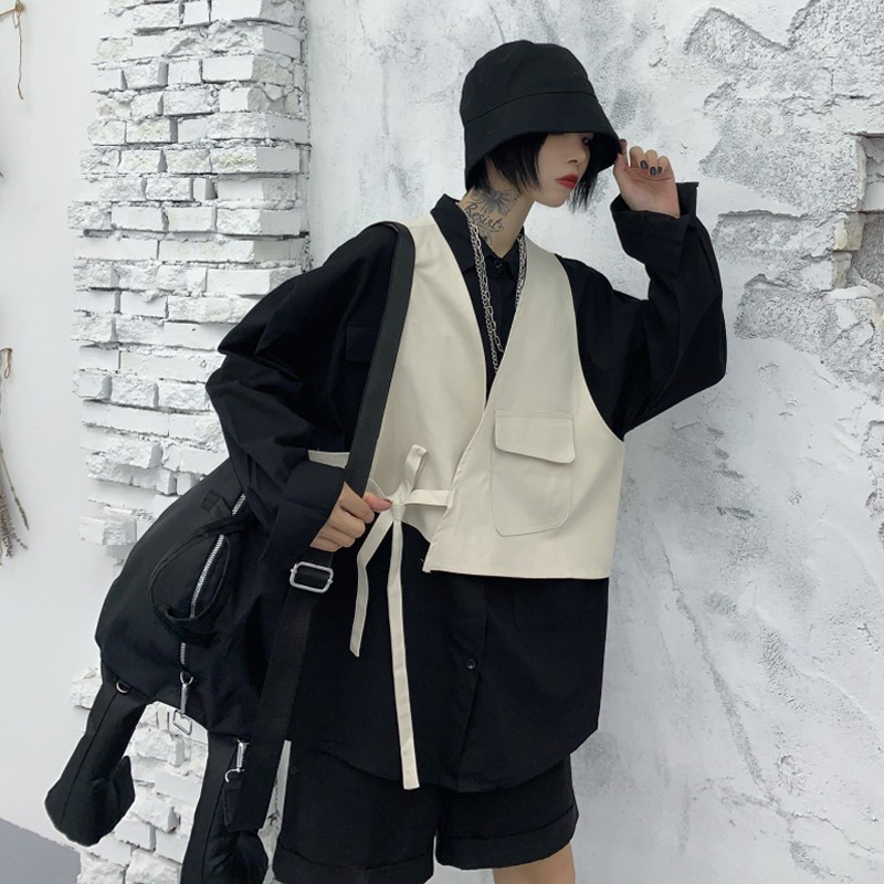 Áo Gile Khoác Ngoài Cá Tính Ulzzang