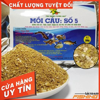 Mồi câu số 5, số 6, số 7, số 8, số 9 - hãng mồi câu phú thành