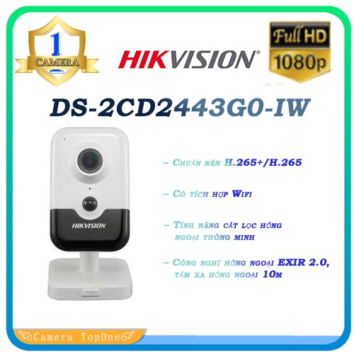 Camera IP Hikvision DS-2CD2443G0-IW (4MP)