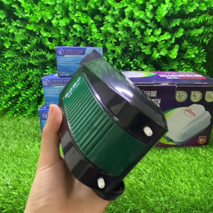 Máy Sục oxy bể cá, máy sủi oxy SOBO SB-1106 2 vòi - Chạy siêu êm