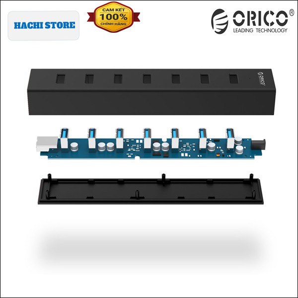 Bộ chia USB 3.0 7 cổng ORICO H7013-U3-AD – Hàng Phân Phối Chính Hãng