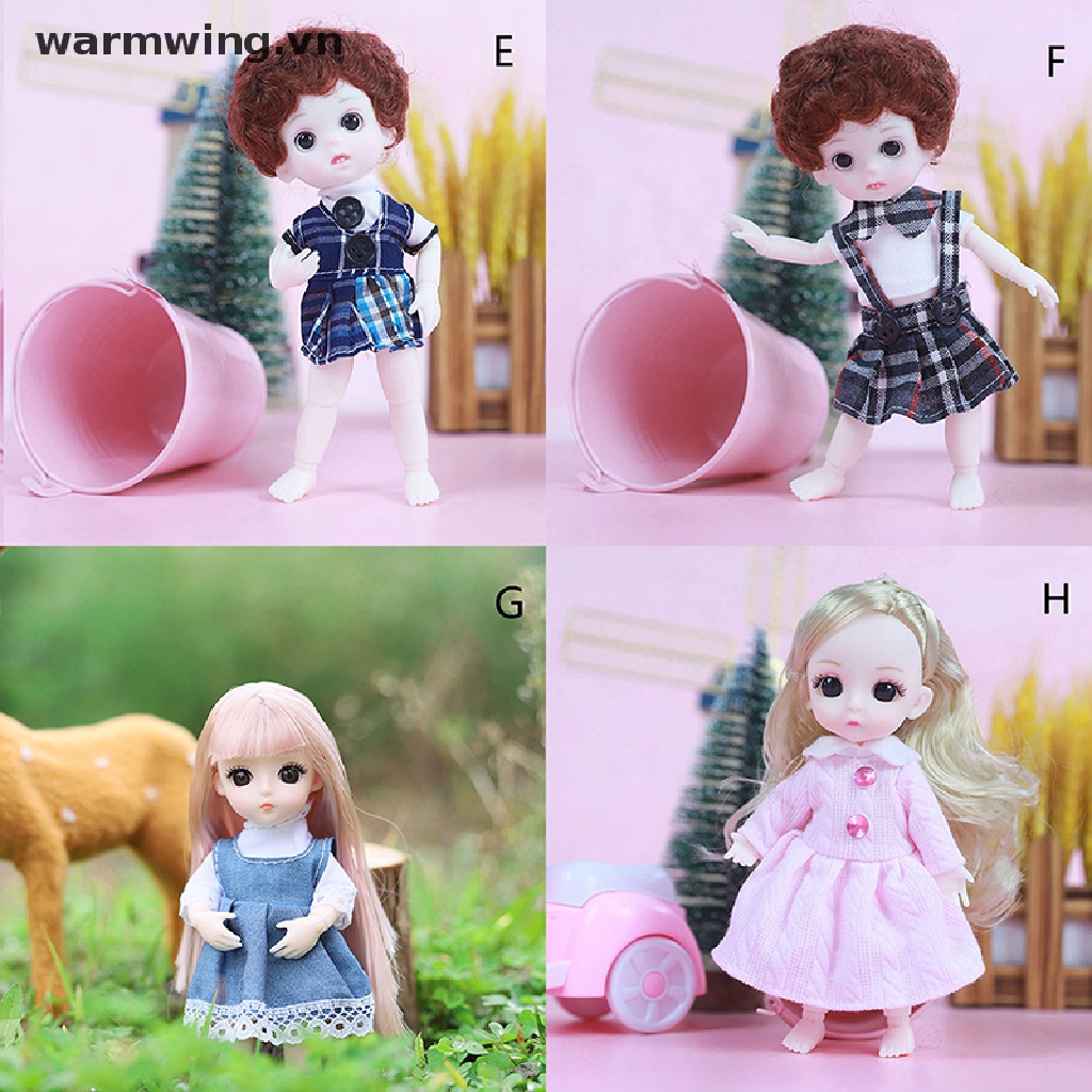 【warmwing】 1 Set 16cm Doll Clothes Skirt Universal Clothing Girls Toys Accessories Gifts .