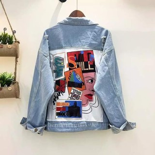 Khoác jean unisex khoác jean đôi nam nữ cực chất