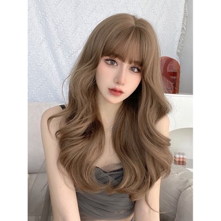 tóc giả nữ xoăn lơi dợn nhẹ ❤️ freeship 50k❤️ tóc giả dợn xoăn cao cấp+ tặng lưới chùm tóc