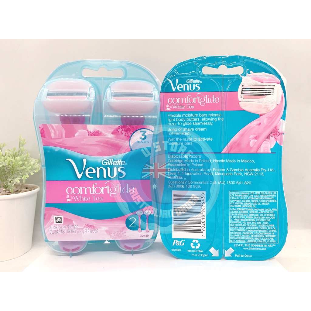 Dao cạo Gillette Venus 2pc mua tại Úc