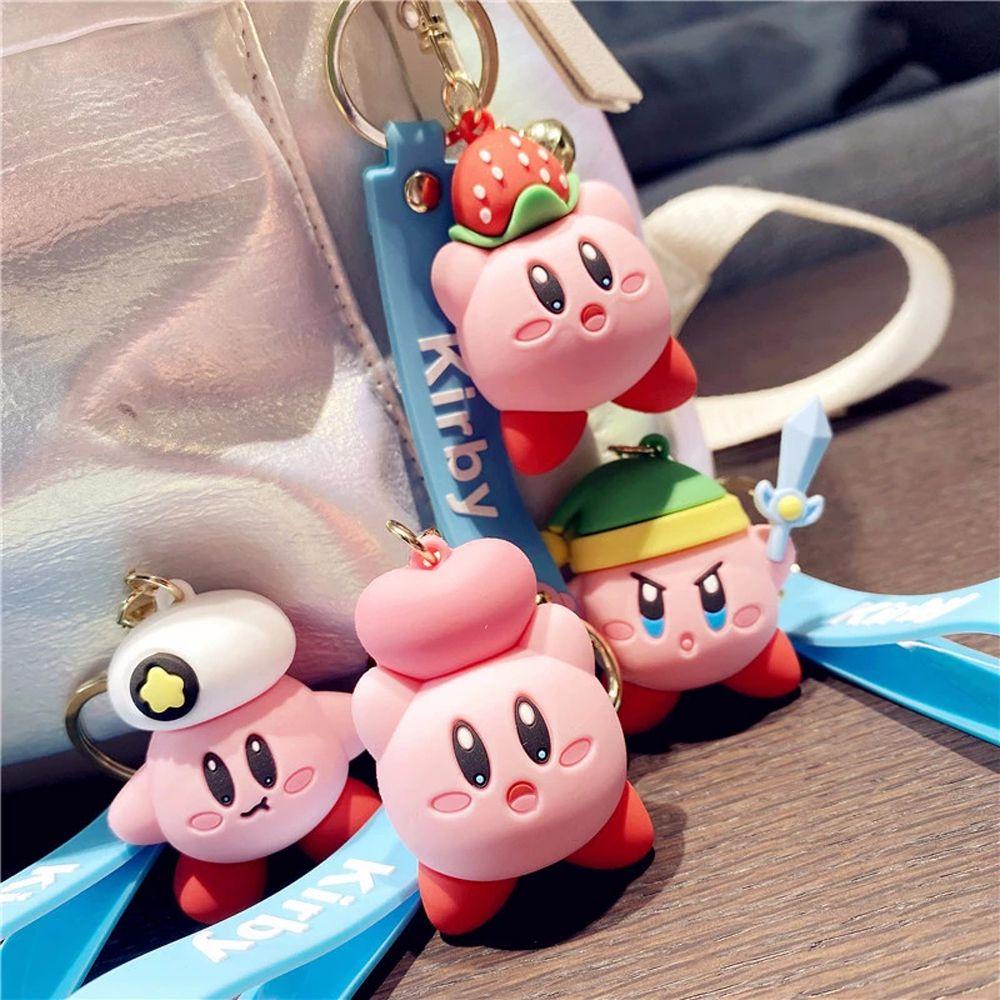 Móc Khóa Hình Ngôi Sao Kirby Màu Hồng Dễ Thương