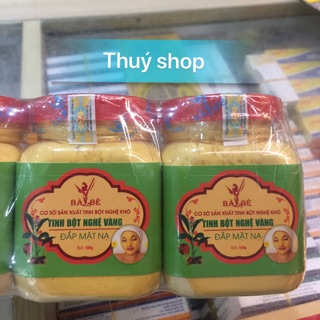 Tinh bột nghệ vàng đắp mặt nạ