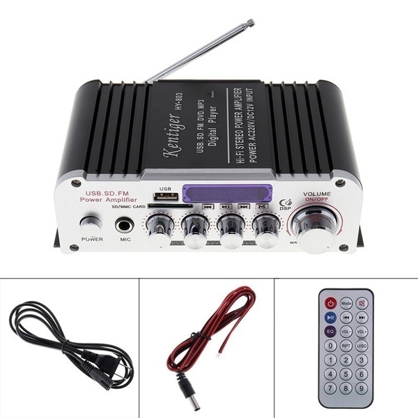 Amply nghe nhạc và hát karaoke,Amly mini Karaoke Kentiger HY 803,BT-298A, âm thanh cực đỉnh, hàng nhập khẩu