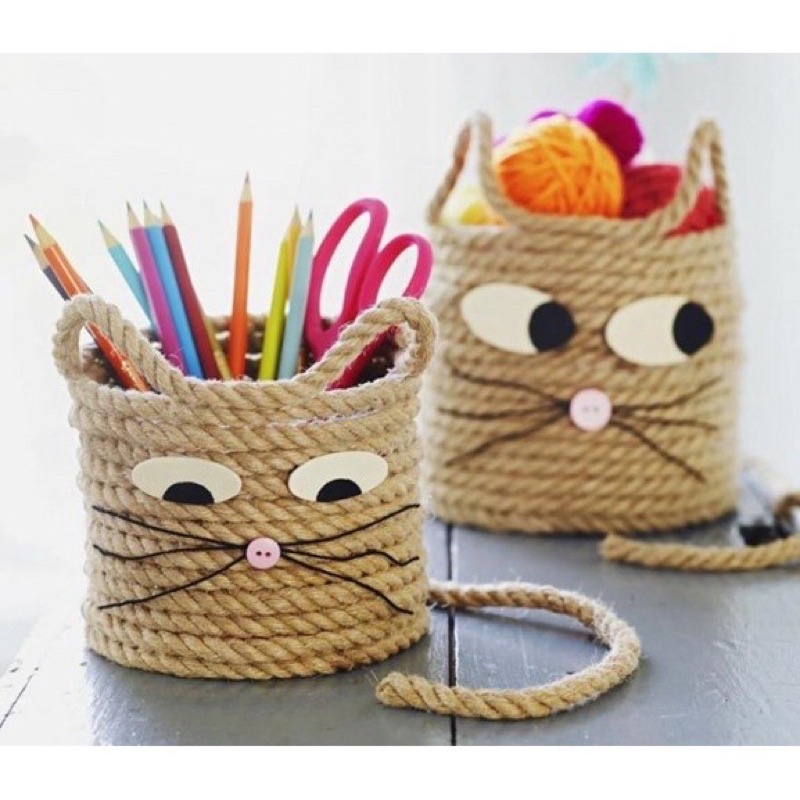 Dây thừng trang trí làm từ sợi gai 4mm-decor trang trí vintage