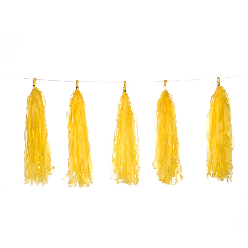 Bộ 5 Dây Ruy Băng Trang Trí Bong Bóng Sinh Nhật Bé