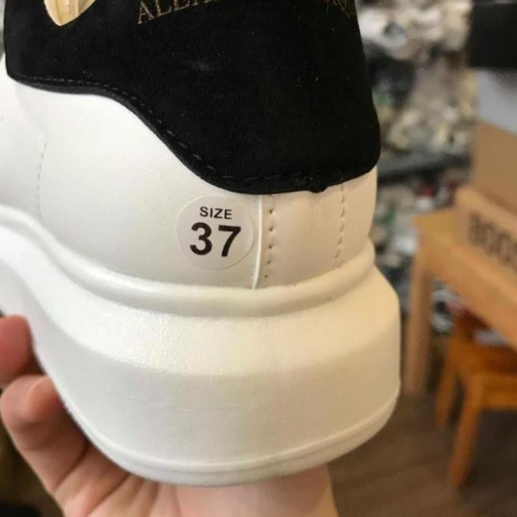 [fFULL BOX- BILL]Giày MCQUEEN Phản quang, Hoa Cúc, Gót Đen full sz (36-43)