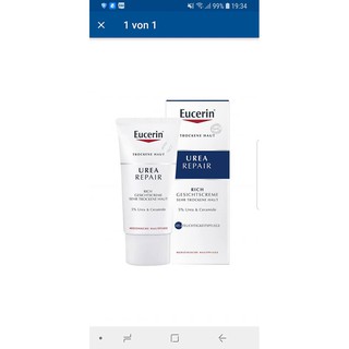 Eucerin Urea Repair cho da bị tổn thương, 50ml