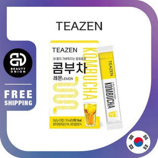 Hộp 10 que bột uống lên men TEAZEN Kombucha vị chanh tiện lợi